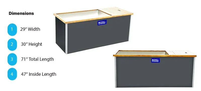 Ice Tub Dimensions